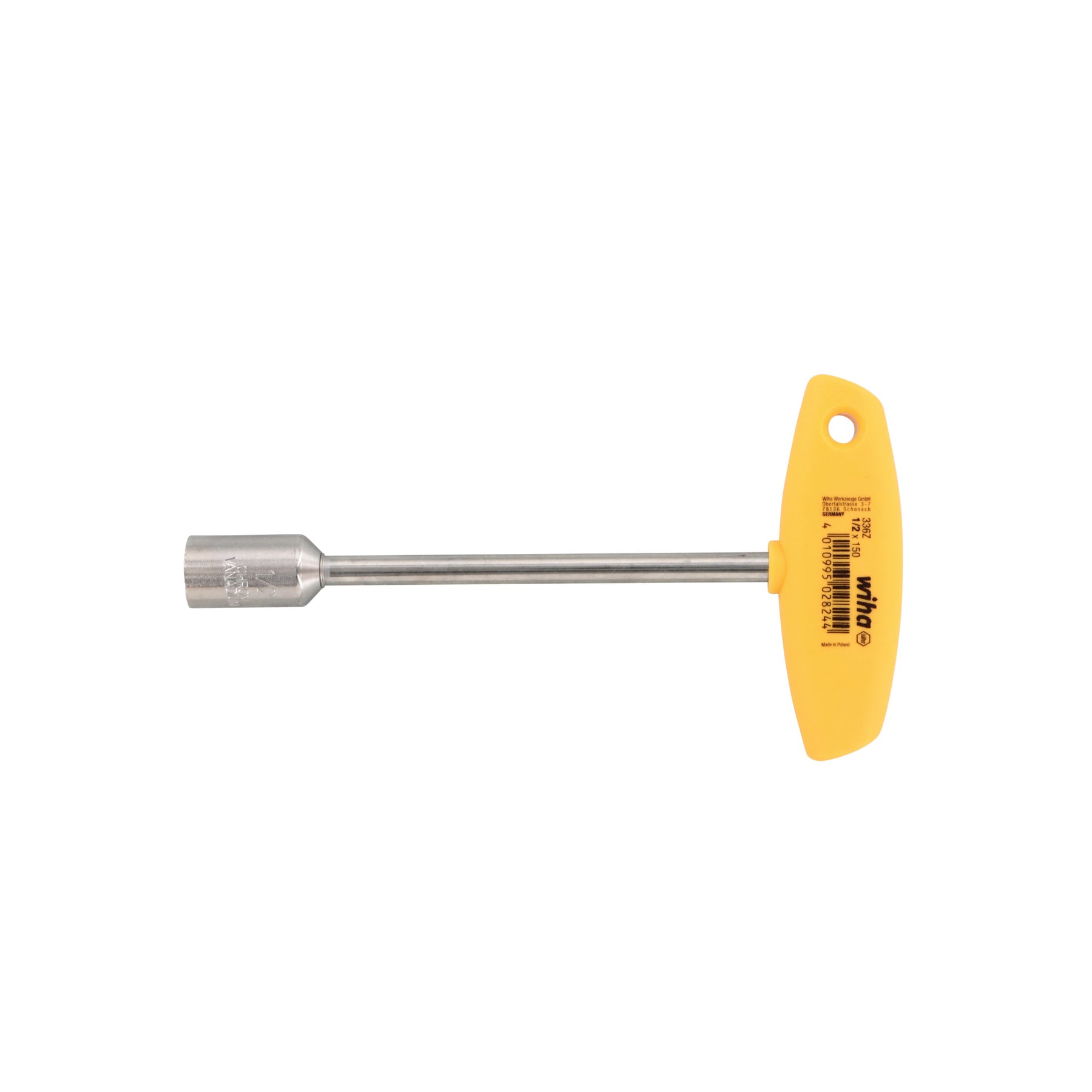Wiha 33677 THandle Inch Nut Driver 1/2"