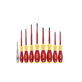 9 Piece Insulated SoftFinish Screwdriver and Voltage Detector Set