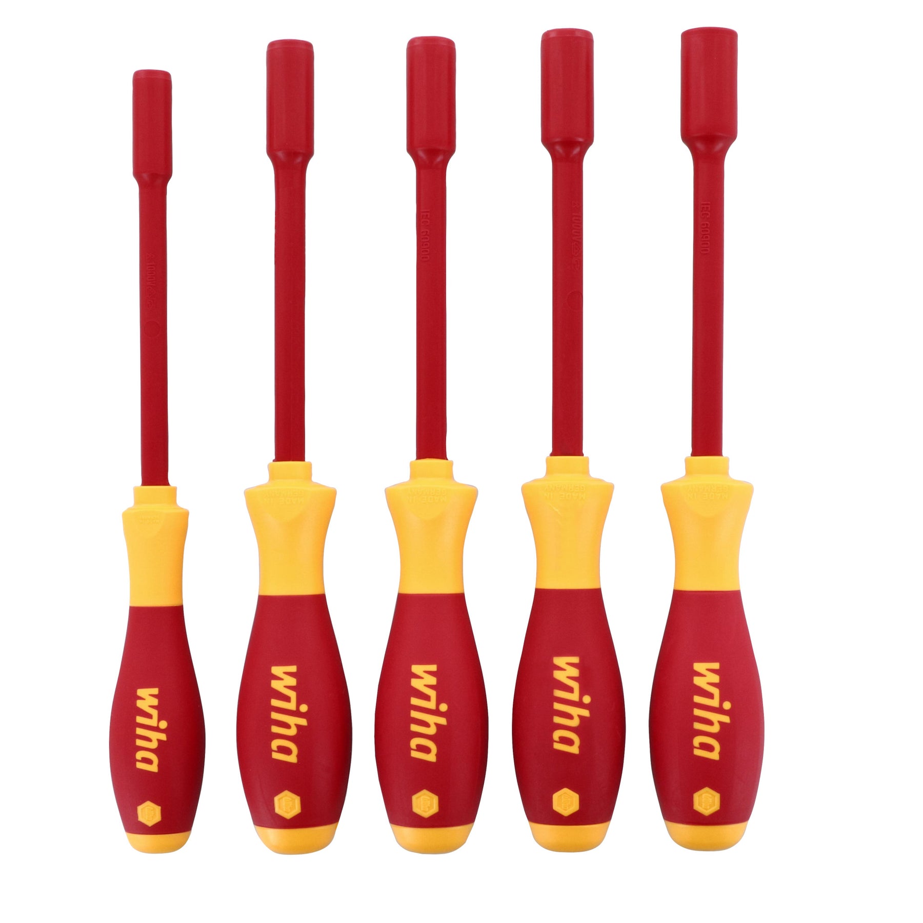 5 Piece Insulated SoftFinish Nut Driver Set - Metric