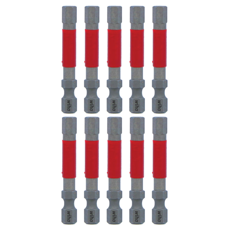 MaxxTor Impact Power Bit Hex 6.0mm x 49mm - 10 Pack
