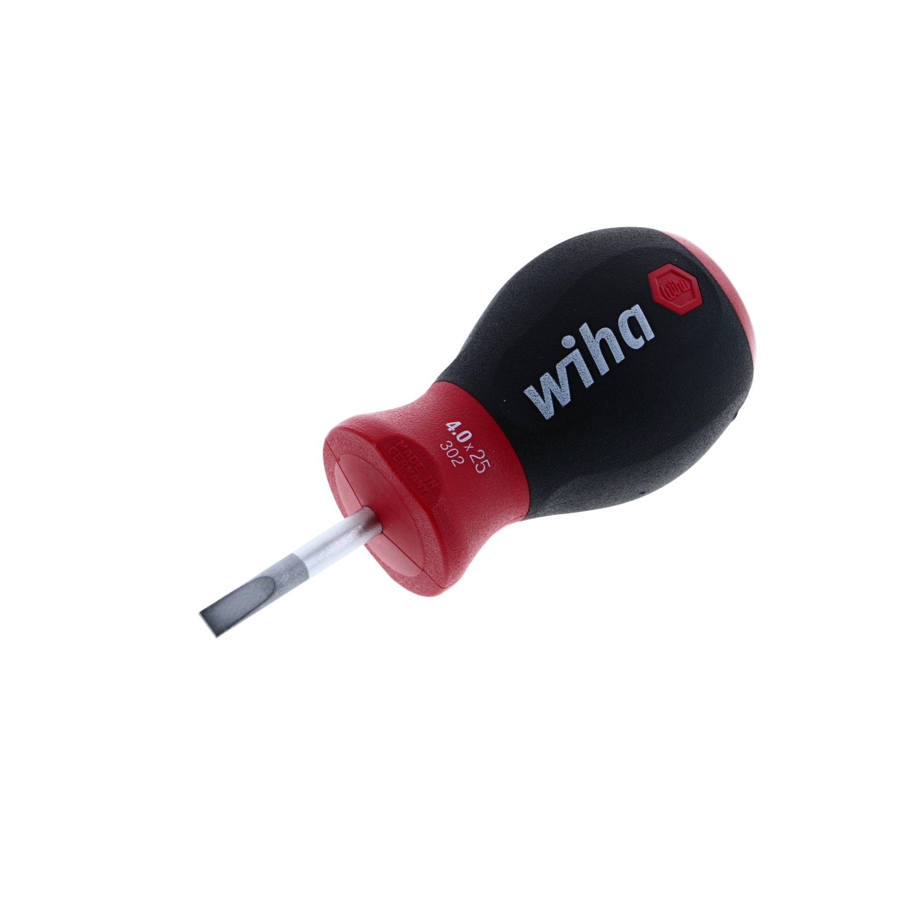 SoftFinish Stubby Slotted Screwdriver 4.0mm x 25mm