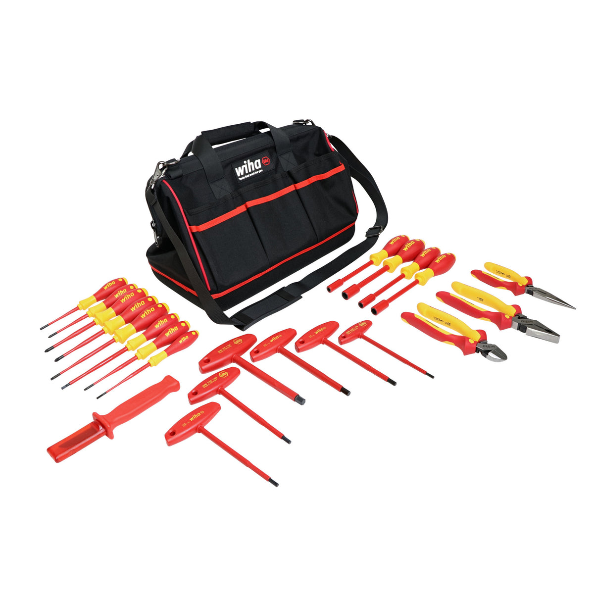 Coffret à outils Wiha (avec contenu) Électricien 82 pièces (LxHxP) 497 x  680 x 336 mm