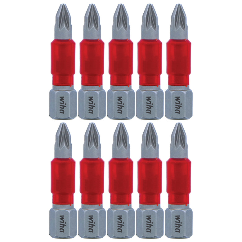 MaxxTor Impact Bit Pozidriv #1 x 29mm - 10 Pack