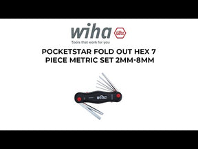 7 Piece PocketStar Fold-Out Hex Key Set - Metric Video