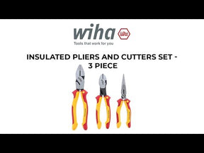 3 Piece Insulated Industrial Grip Pliers and Cutters Set Video