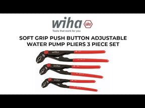 Wiha 32669 Soft Grip Adjust Water Pump Pliers Set