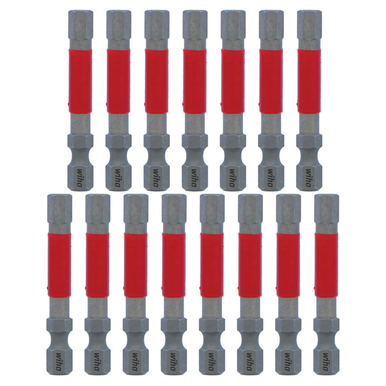 MaxxTor Impact Bit Hex 6.0mm - 49mm - 15 Pack