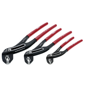 3 Piece Classic Grip V-Jaw Tongue and Groove Pliers Set