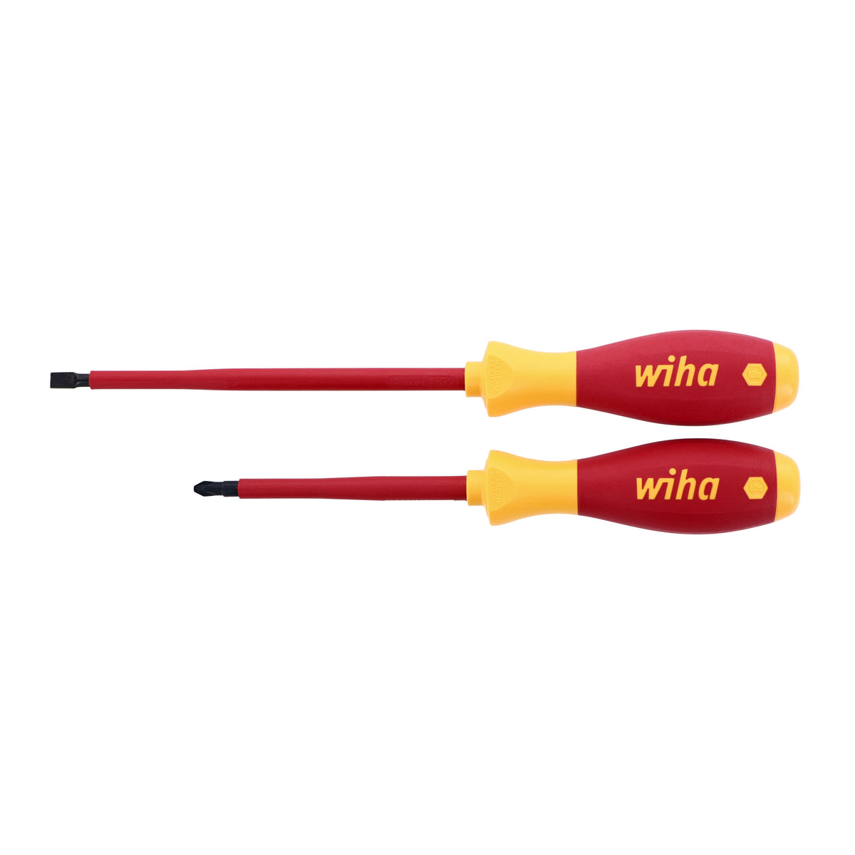 Wiha 33532 2 Piece Insulated Slotted and Phillips Screwdriver Set