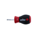 Wiha 30239 SoftFinish Stubby Slotted Screwdriver 4.0mm x 25mm