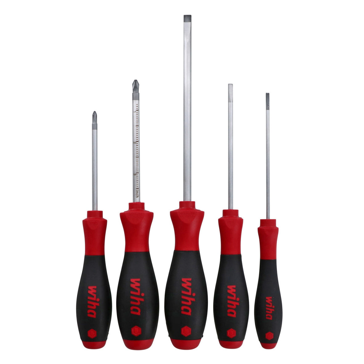 5 Piece SoftFinish Slotted and Phillips Screwdriver Set