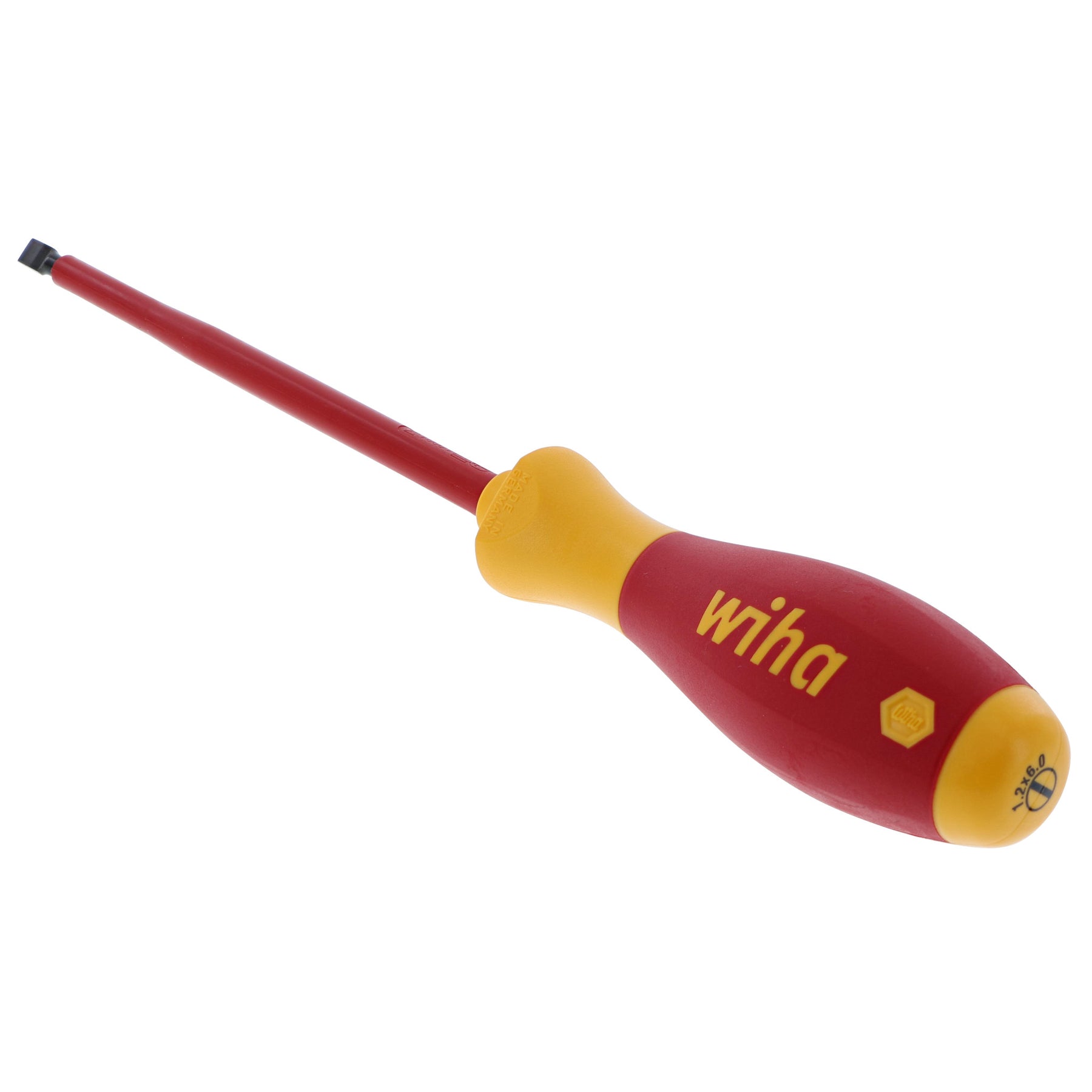 Insulated SoftFinish Slotted Screwdriver 6.0mm x 150mm