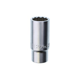 Wiha 33763 12 Point - 3/8" Drive Deep Socket 20.0mm