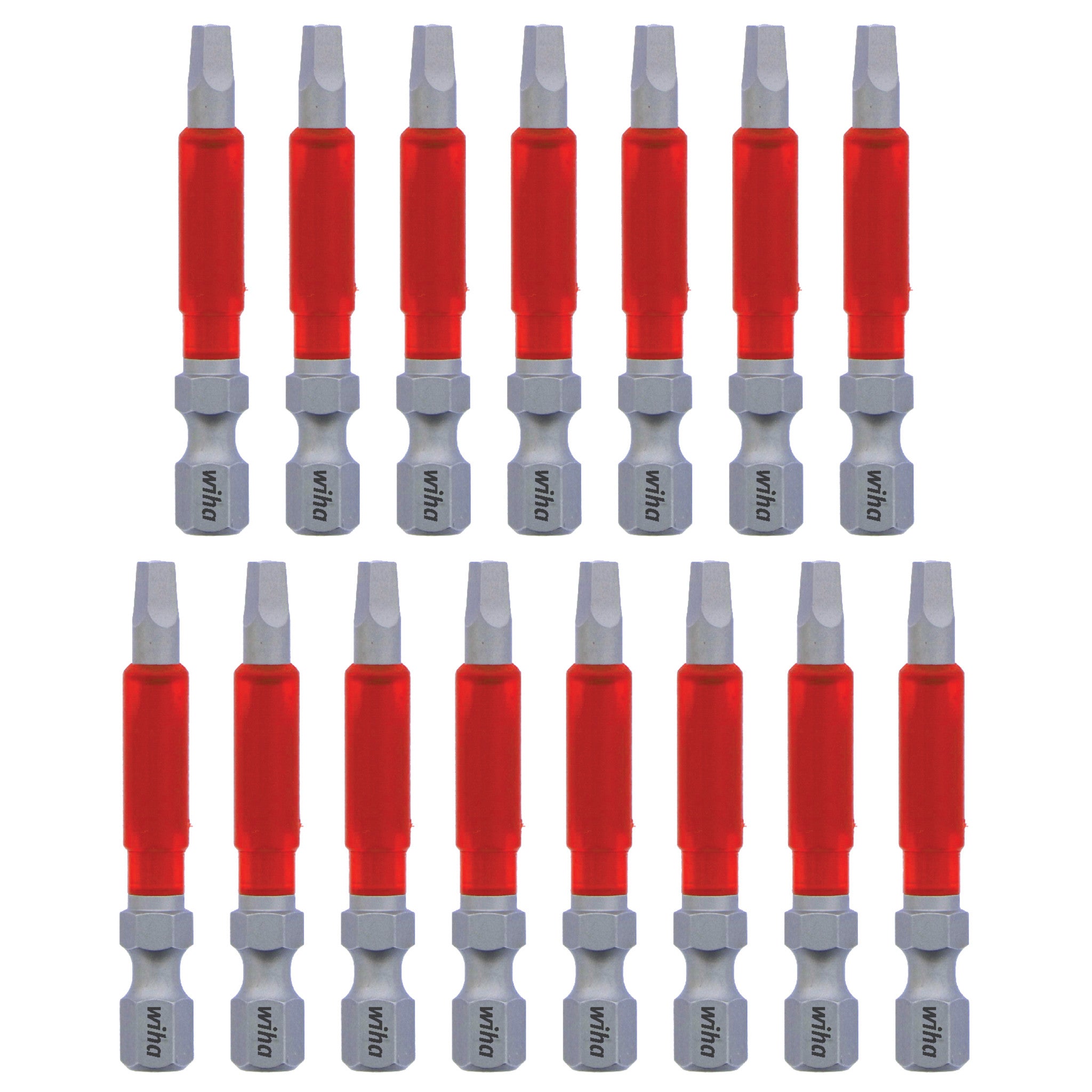 Wiha 76645 Impact Power Bit Square #2 Pack of 25 Bits