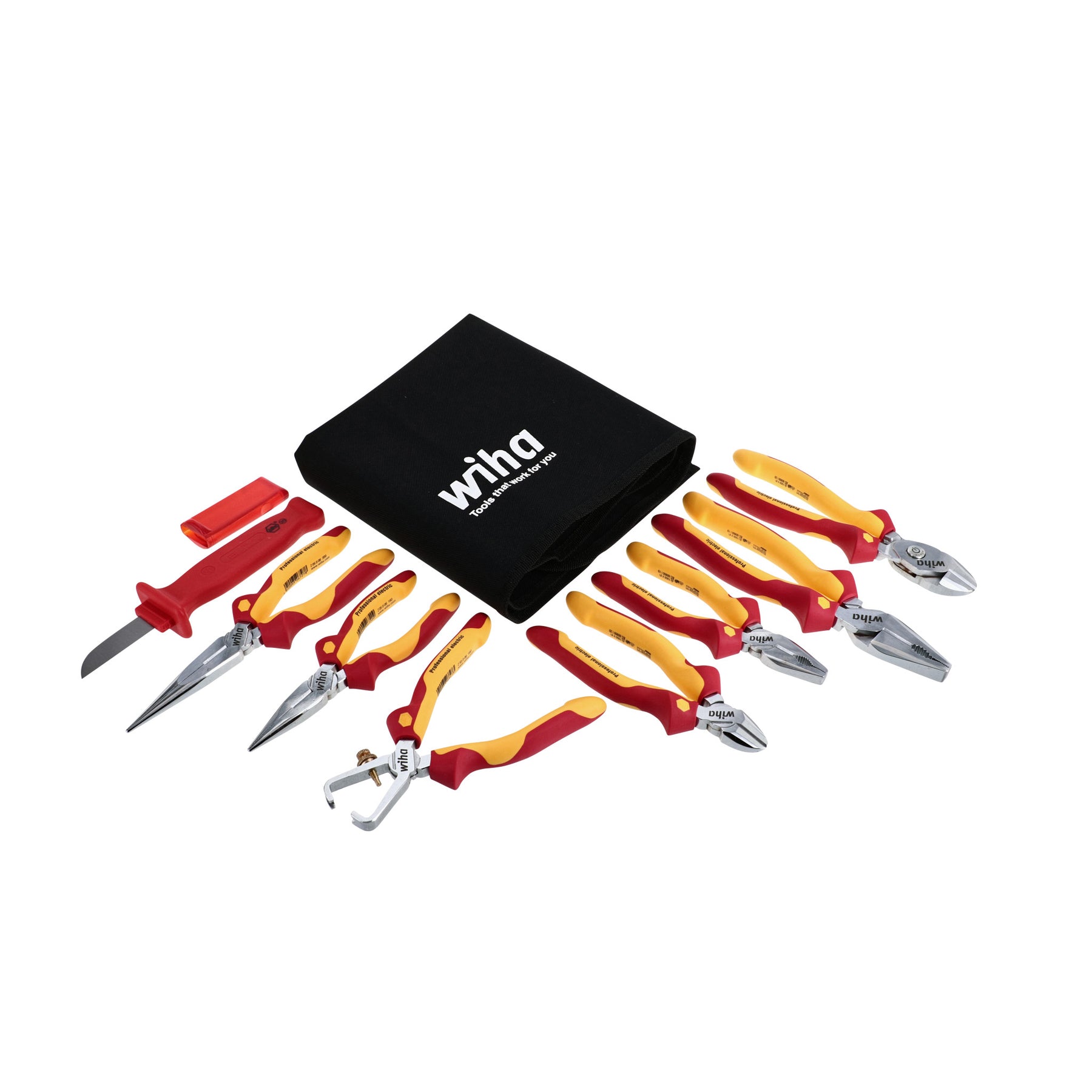 Wiha 32889 8 Piece Insulated Pliers and Cutters Set