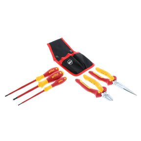 5 Piece Insulated Pliers-Cutters and Screwdriver Set