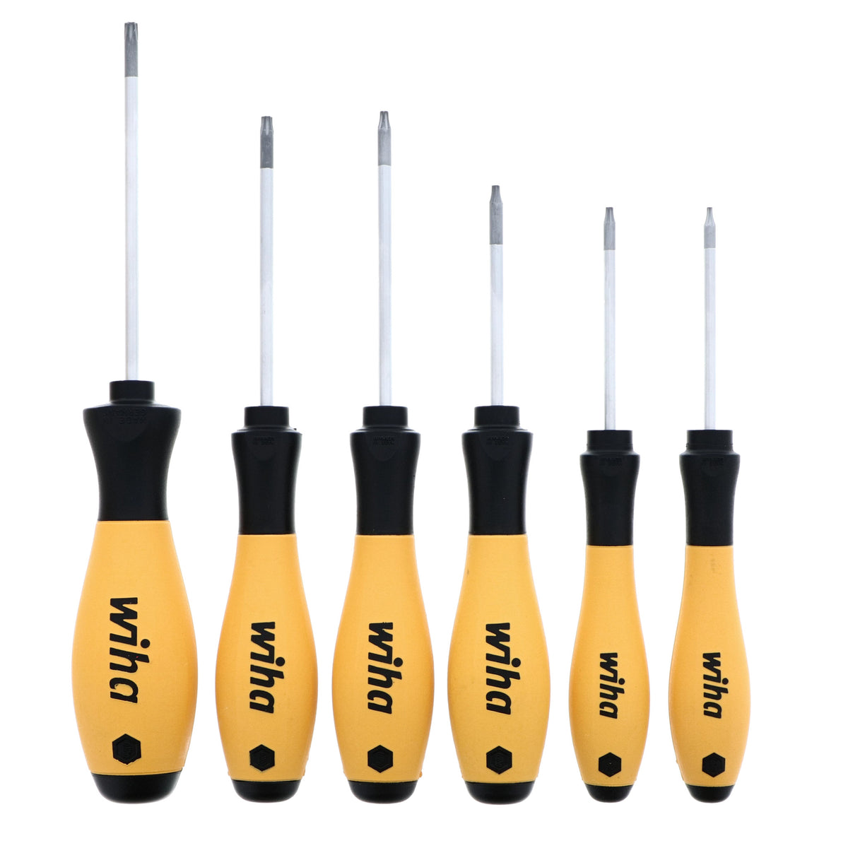 Wiha 36289 6 Piece ESD Safe SoftFinish Torx Screwdriver Set