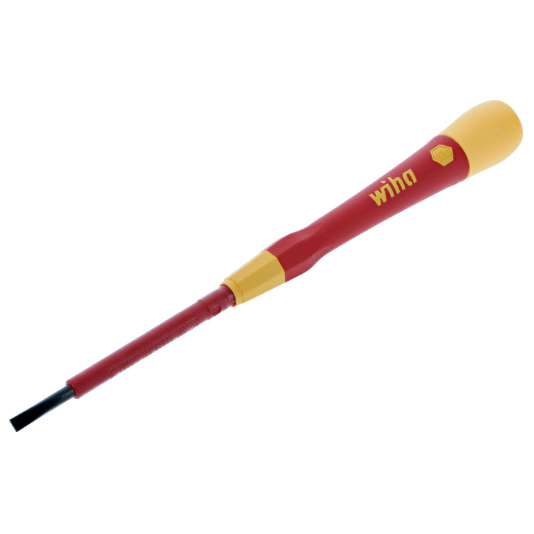 Insulated PicoFinish Precision Slotted Screwdriver 3.5mm x 60mm