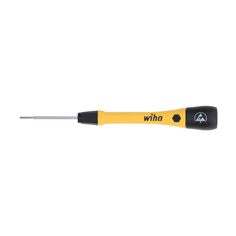 ESD Safe PicoFinish Precision Screwdriver - Slotted 1.5mm x 40mm