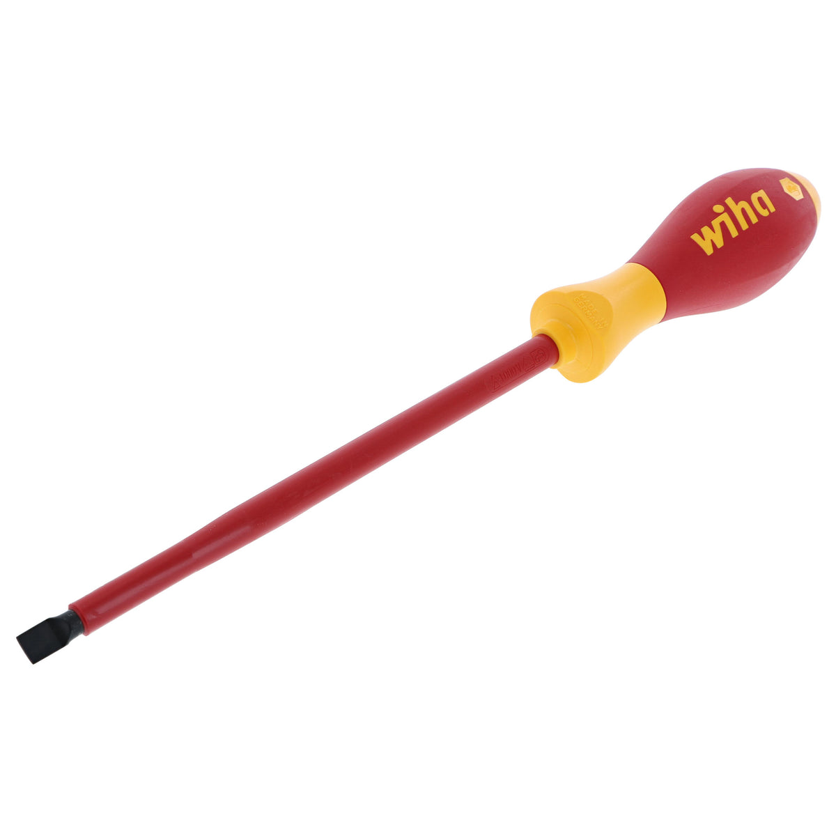 Wiha 32042 Insulated SoftFinish Slotted Screwdriver 8.0mm x 175mm