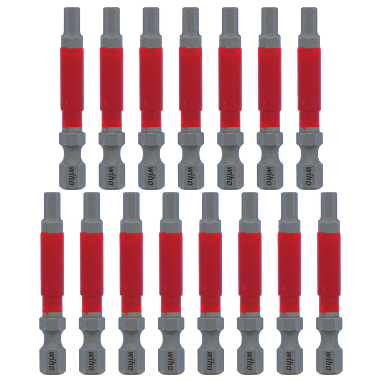 MaxxTor Impact Bit Hex 4.0mm - 49mm - 15 Pack