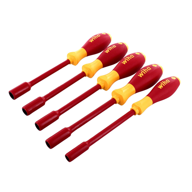 5 Piece Insulated SoftFinish Nut Driver Set - Metric