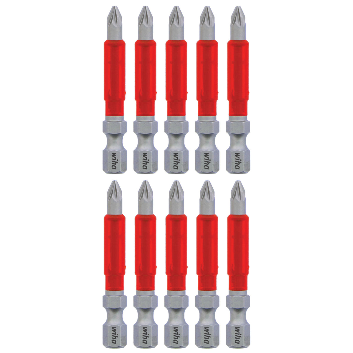 Wiha 76548 MaxxTor Impact Bit Pozidriv #1 x 49mm - 10 Pack
