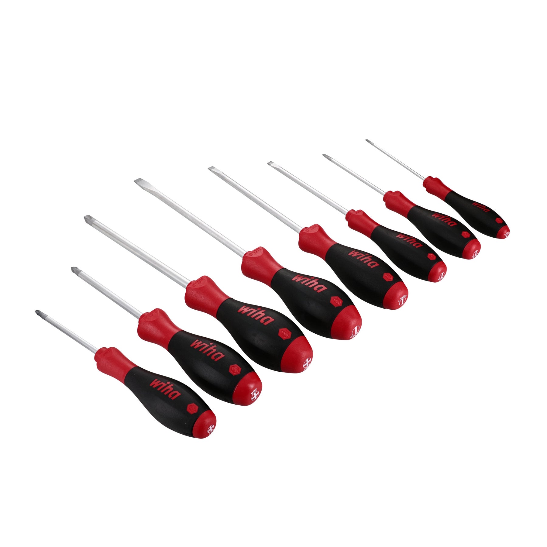 8 Piece SoftFinish Slotted and Phillips Screwdriver Set