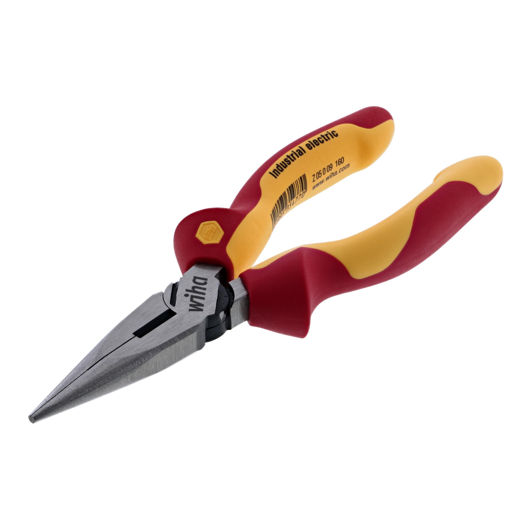 Insulated Industrial Long Nose Pliers 6.3"