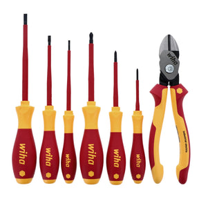 7 Piece Insulated BiCut Compound Cutters and Screwdriver Set