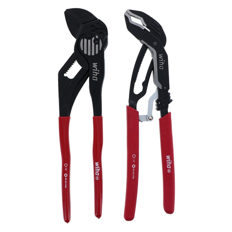 2 Piece Classic Grip Pliers Wrench and Auto Pliers Set
