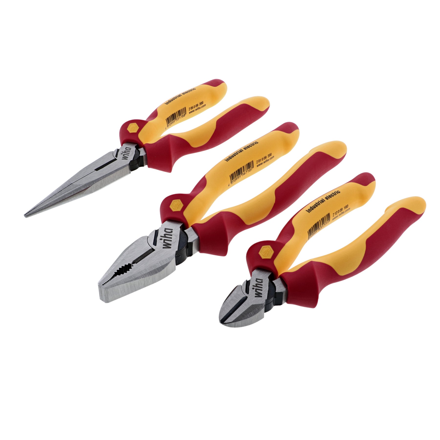 3 Piece Insulated Pliers and Cutters Set