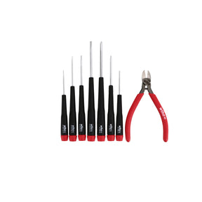 8 Piece Precision Slotted and Phillips Screwdrivers and Diagnal Cutters Set