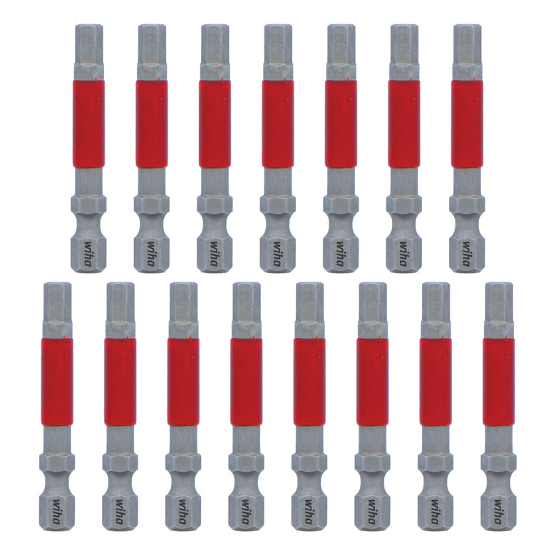 MaxxTor Impact Bit Hex 5.0mm - 49mm - 15 Pack