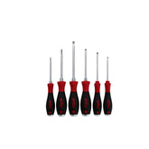 Wiha 53096 6 Piece SoftFinish X Heavy Duty Slotted and Phillips Screwdriver Set