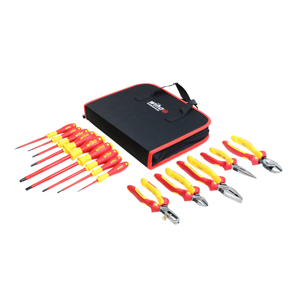 14 Piece Insulated Pliers-Cutters and Screwdriver Set