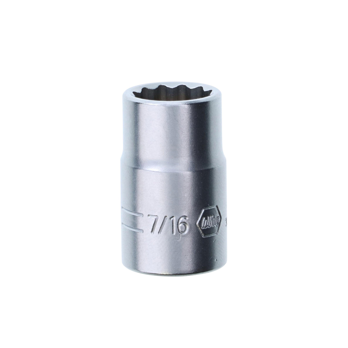 Wiha 33713 12 Point - 3/8 Inch Drive Socket - 7/16"