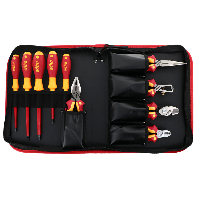 10 Piece Insulated Pliers Cutters and Screwdriver Set