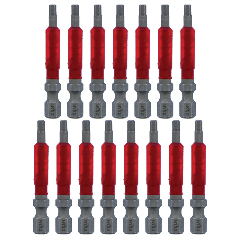 MaxxTor Impact Bit Hex 3.0mm - 49mm - 15 Pack