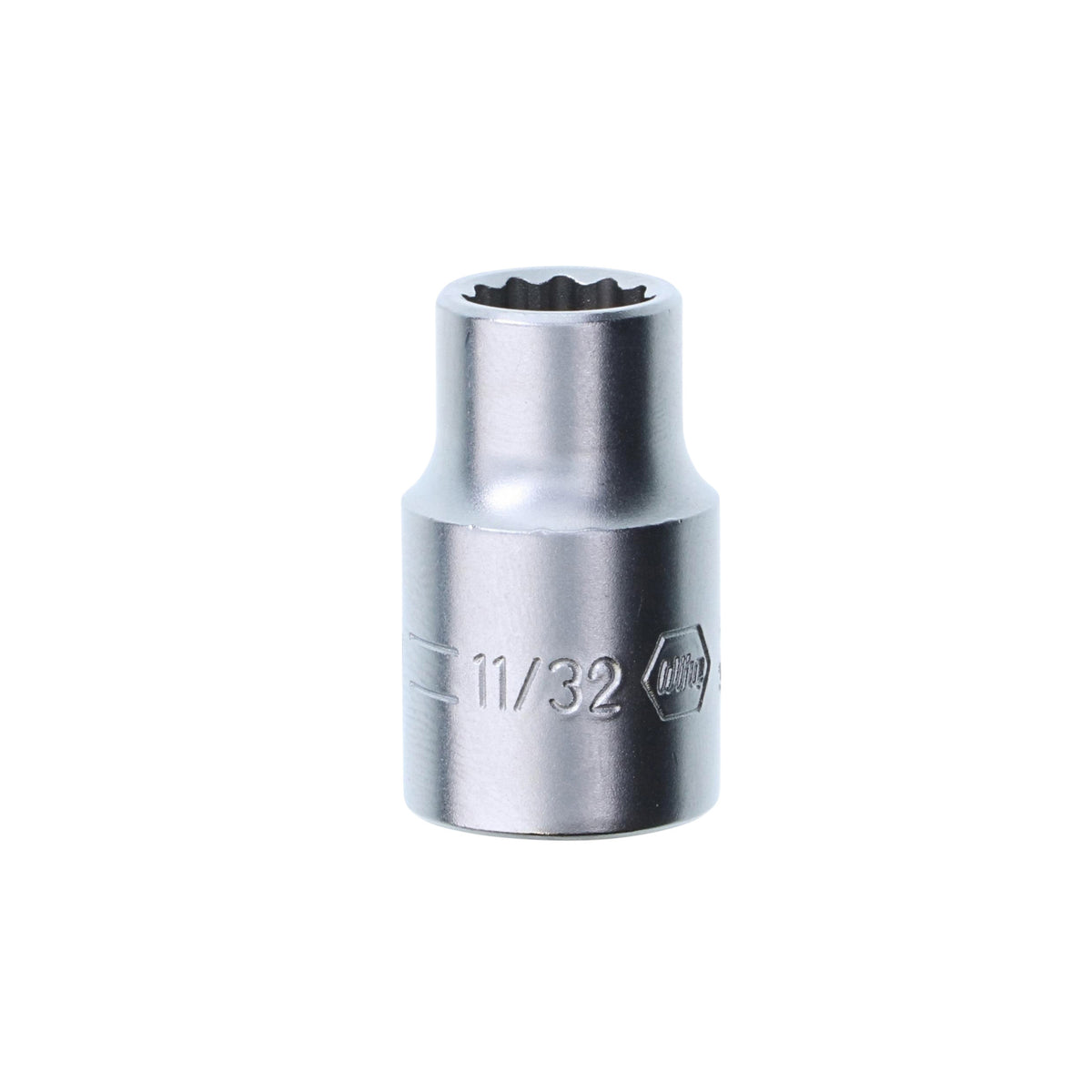 Wiha 33711 12 Point - 3/8 Inch Drive Socket - 11/32"