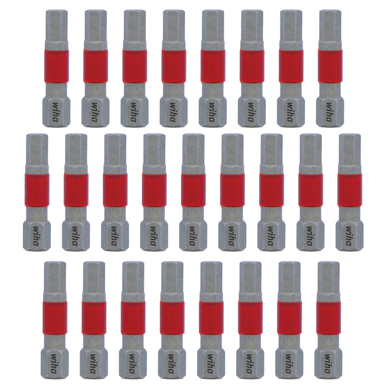 MaxxTor Impact Bit Hex 5.0mm - 29mm - 25 Pack