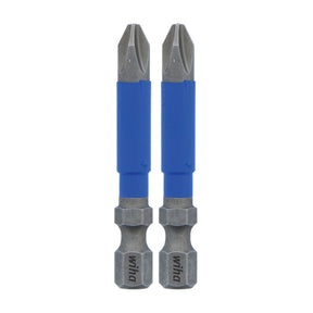 TerminatorBlue Impact Bit Phillips #2 - 2 Inch - 2 Pack