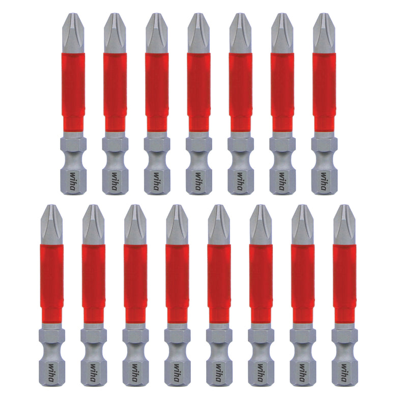 MaxxTor Impact Bit Phillips #2 - 49mm - 15 Pack