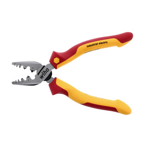 Insulated Industrial Crimping Pliers 7"