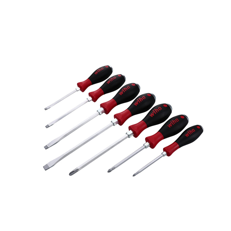 7 Piece SoftFinish XHeavy Duty Slotted and Phillips Screwdriver Set