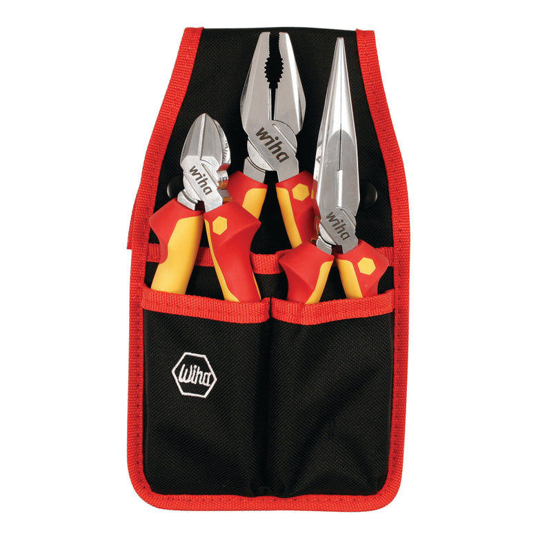 3 Piece Insulated Pliers and Cutters Set