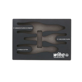 Wiha 93038 Empty Foam Tray for 3 Piece Pliers/Cutter Set