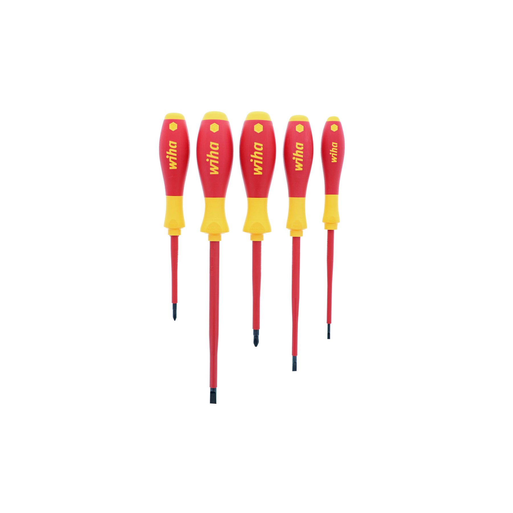 Wiha 32091 Insulated Slotted & Phillips 5 Pc. Set Made in Germany