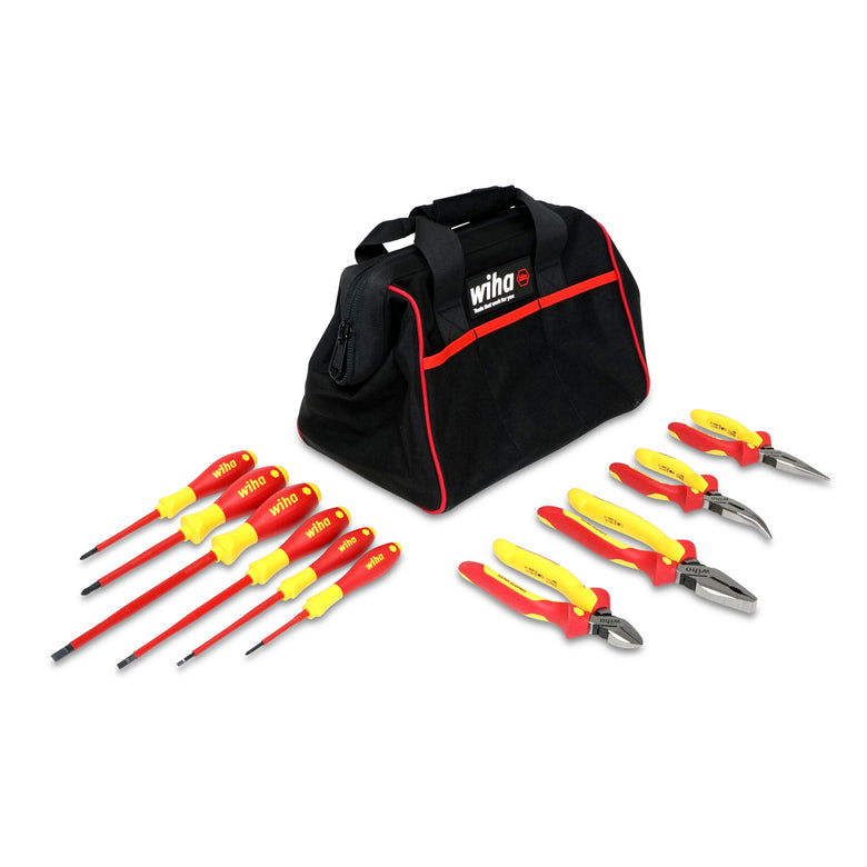 10 Piece Insulated Pliers Cutters and Screwdriver Set
