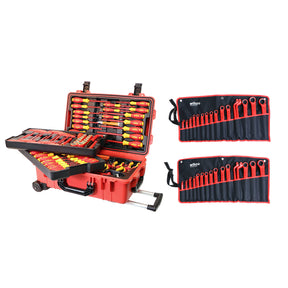 Wiha 32801 112 Piece Master Electrician's Insulated Tools Set In Rolling Hard Case
